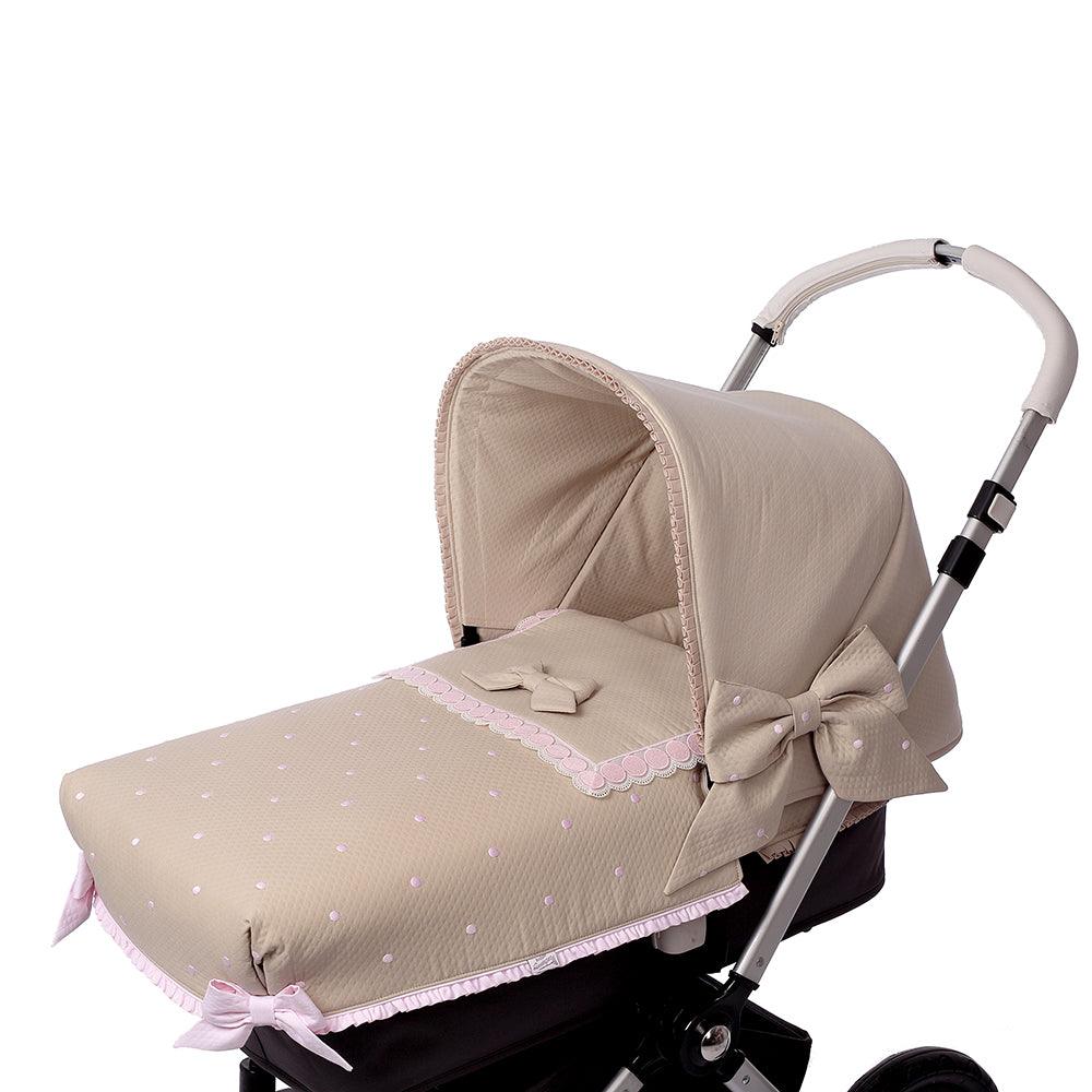 Colcha Capazo A Medida Carro Bebé 828 Camel By Nanetes - Nanetes #